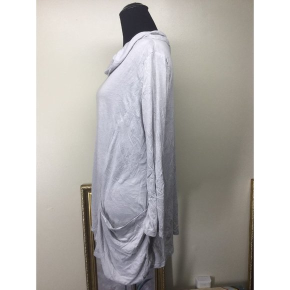 Comfy USA Gray Oversized Tunic top XS - Picture 4 of 7